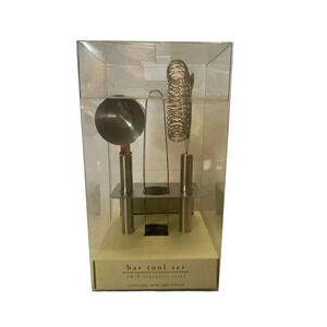 Pier 1 Imports Bar Tool Set 18/8 Stainless Steel Accessories De Bar